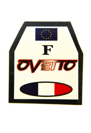PLAQUE IMMATRICULATION OVETTO