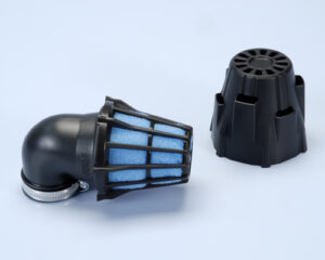 FILTRE A AIR INCLI90 D.37 CARBU 12-17.5 POLINI