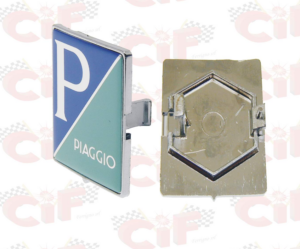 SIGLE AVANT RECTANGULAIRE PIAGGIO LX